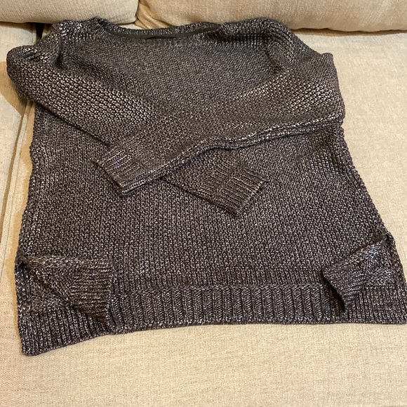 NWOT metallic knit sweater by White House Black Market, size S. Exquisite detail - Picture 10 of 12